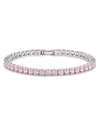 Lila Pink CZ Tennis Bracelet