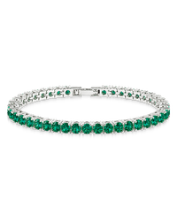 Laurie Emerald CZ Tennis Bracelet