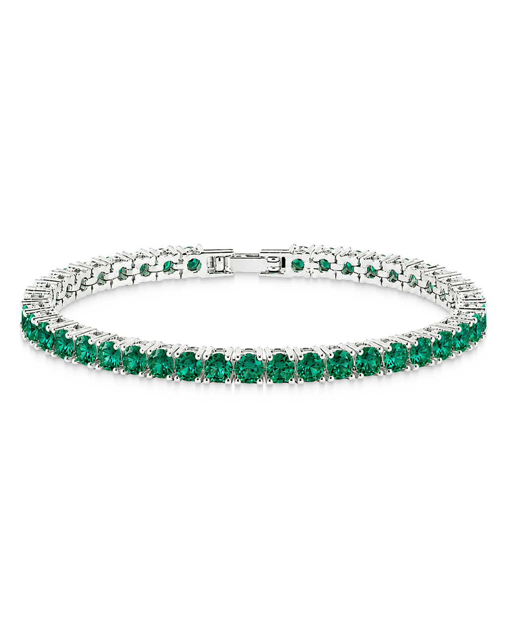 Laurie Emerald CZ Tennis Bracelet