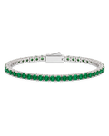 Laurie Emerald CZ Tennis Bracelet