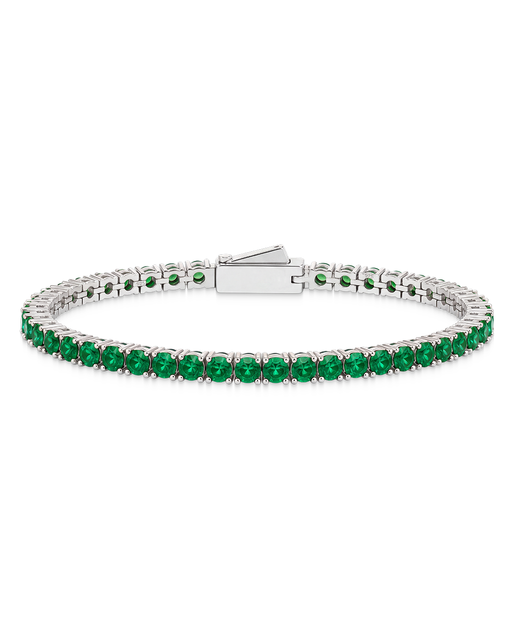 Laurie Emerald CZ Tennis Bracelet