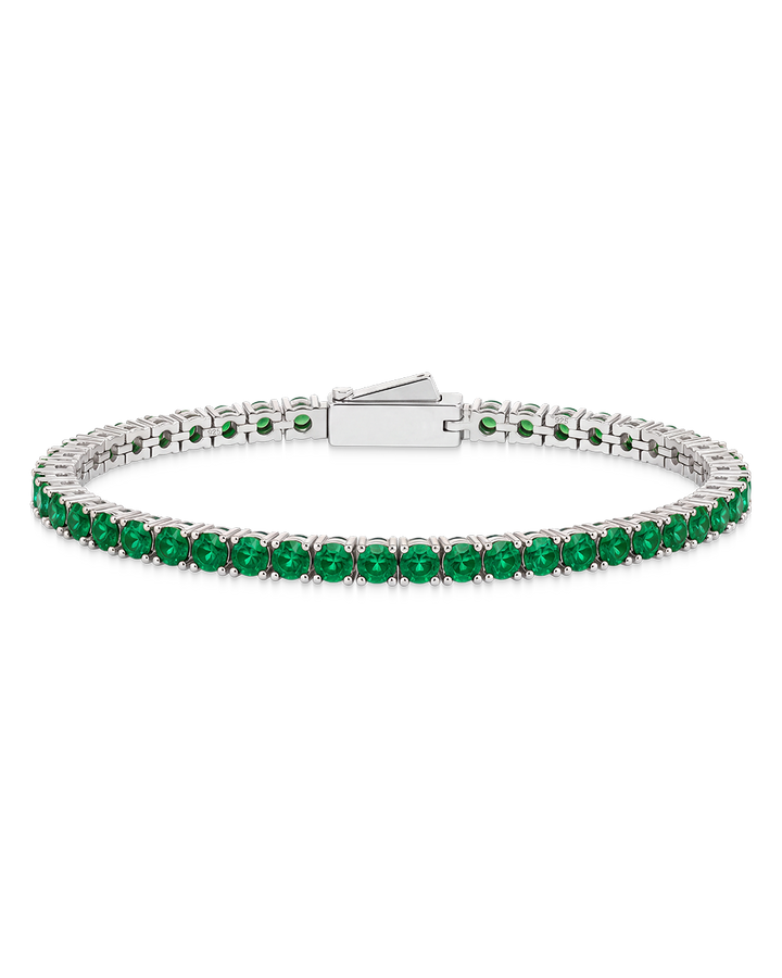 Laurie Emerald CZ Tennis Bracelet