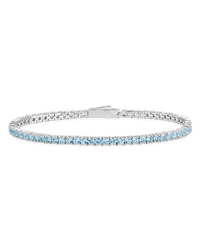 Mirabell Aquamarine CZ Tennis Bracelet