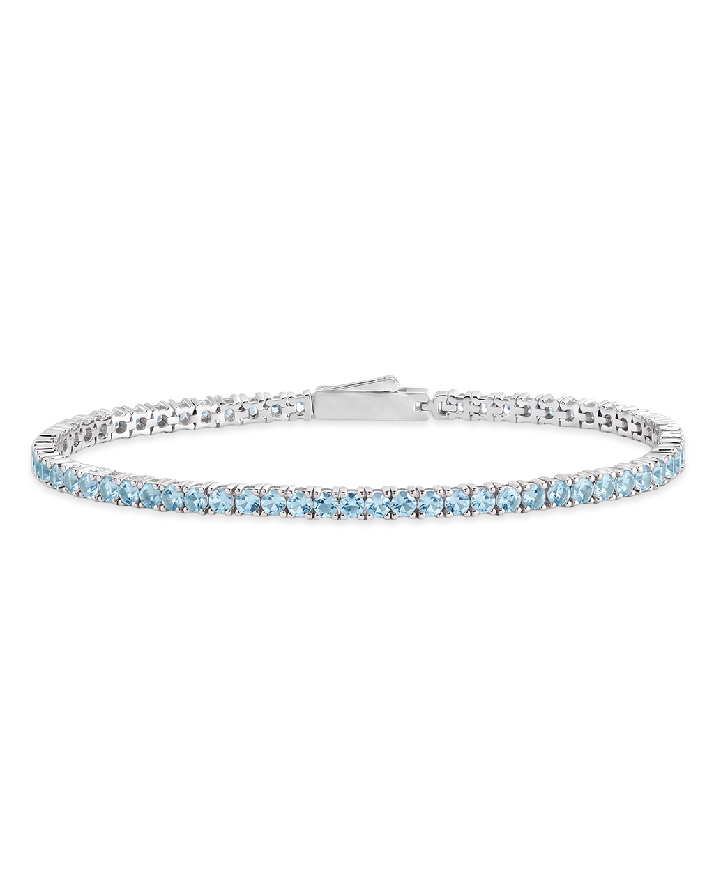 Mirabell Aquamarine CZ Tennis Bracelet