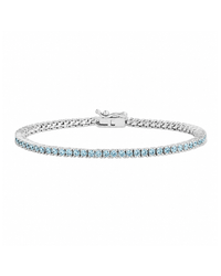 Mirabell Aquamarine CZ Tennis Bracelet