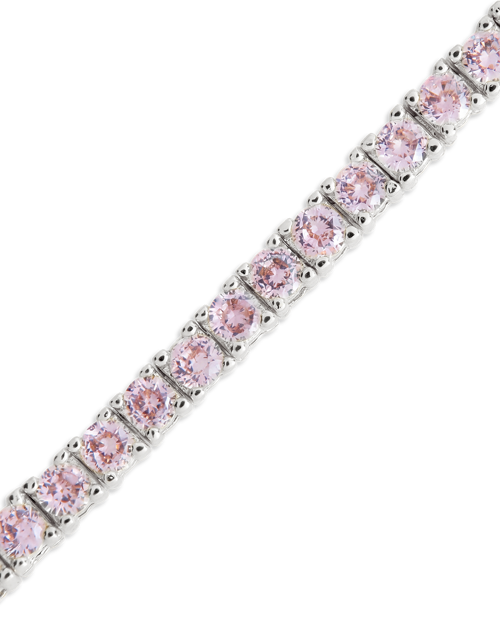 Mirabell Light Pink CZ Tennis Bracelet
