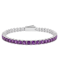 Brette Amethyst CZ Tennis Bracelet