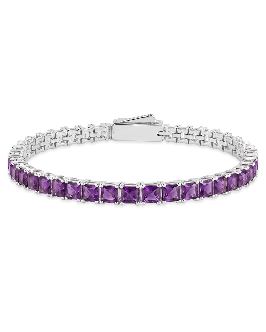 Brette Amethyst CZ Tennis Bracelet