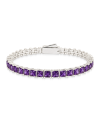 Brette Amethyst CZ Tennis Bracelet