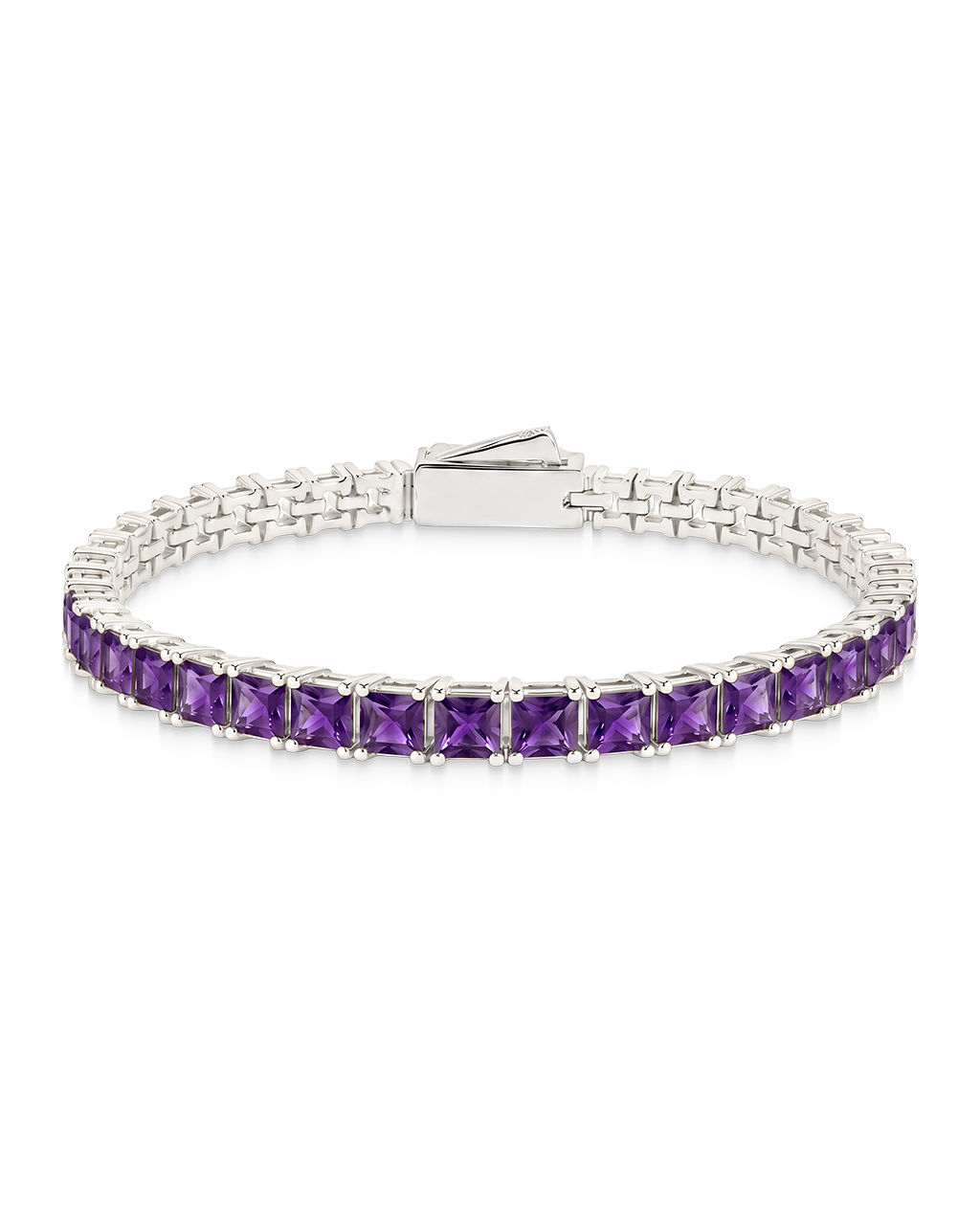 Brette Amethyst CZ Tennis Bracelet