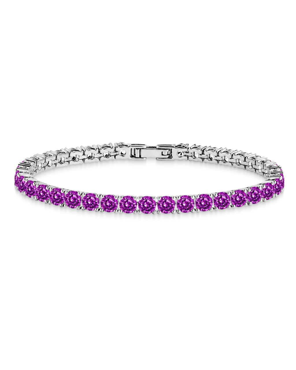 Jadon Amethyst CZ Tennis Bracelet