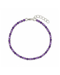 Georgia Amethyst CZ Tennis Bundle - Sterling Forever
