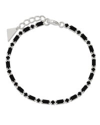 Georgia Black CZ Tennis Bracelet