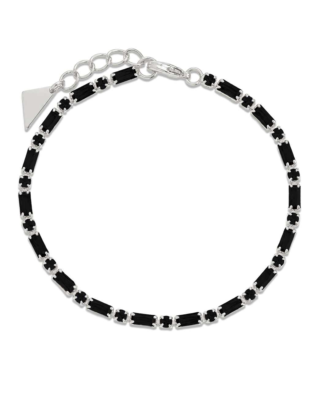 Georgia Black CZ Tennis Bracelet