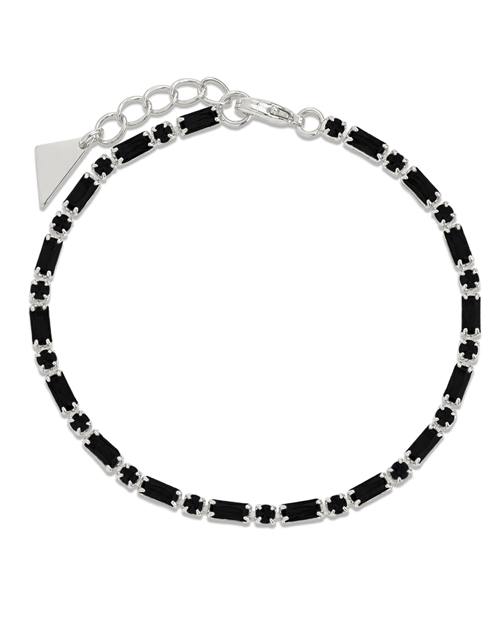 Georgia Black CZ Tennis Bracelet