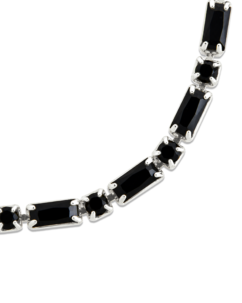 Georgia Black CZ Tennis Bracelet
