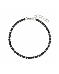 Georgia Black CZ Tennis Bracelet