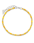 Georgia Canary CZ Tennis Bracelet
