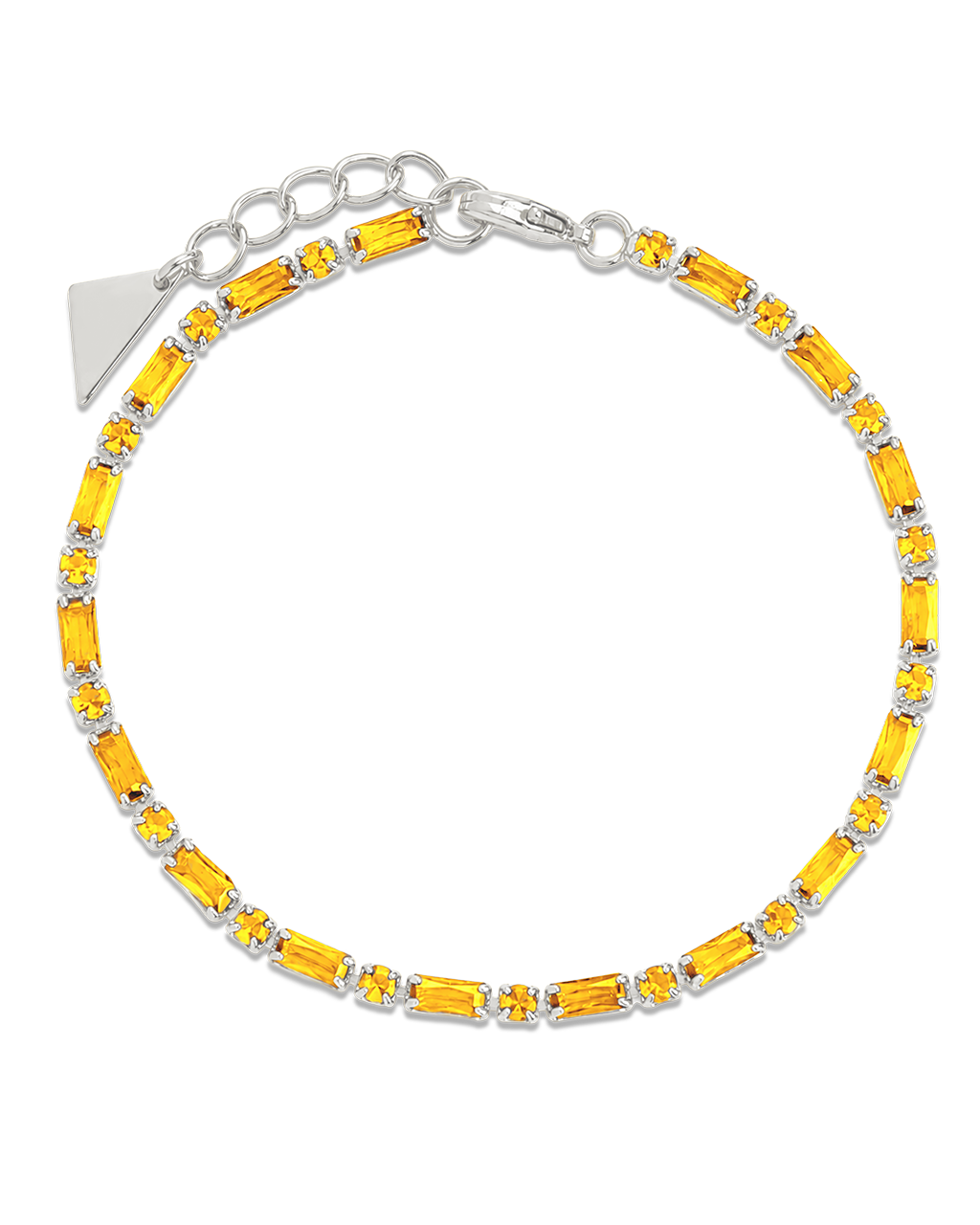 Georgia Canary CZ Tennis Bracelet