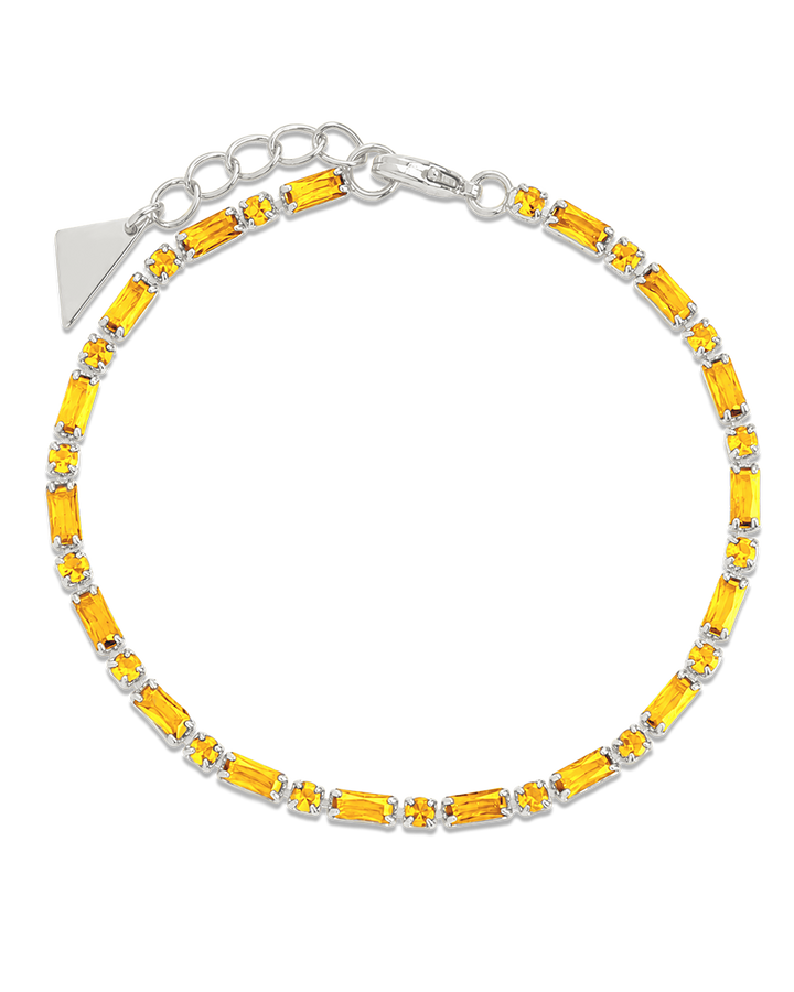Georgia Canary CZ Tennis Bracelet
