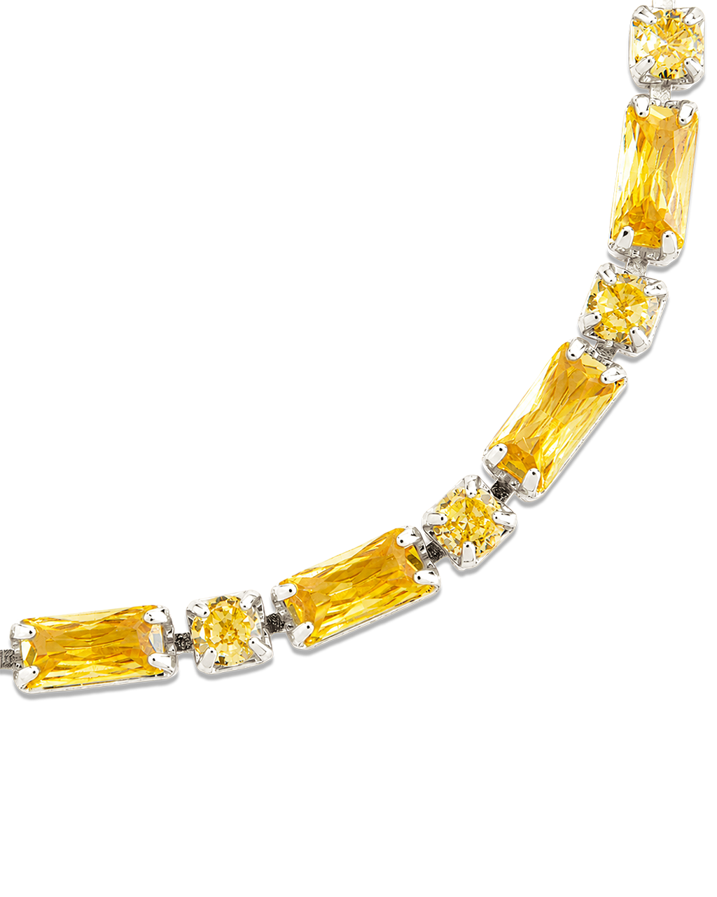 Georgia Canary CZ Tennis Bracelet