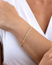 Georgia Canary CZ Tennis Bracelet