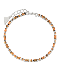 Georgia Chocolate CZ Tennis Bracelet