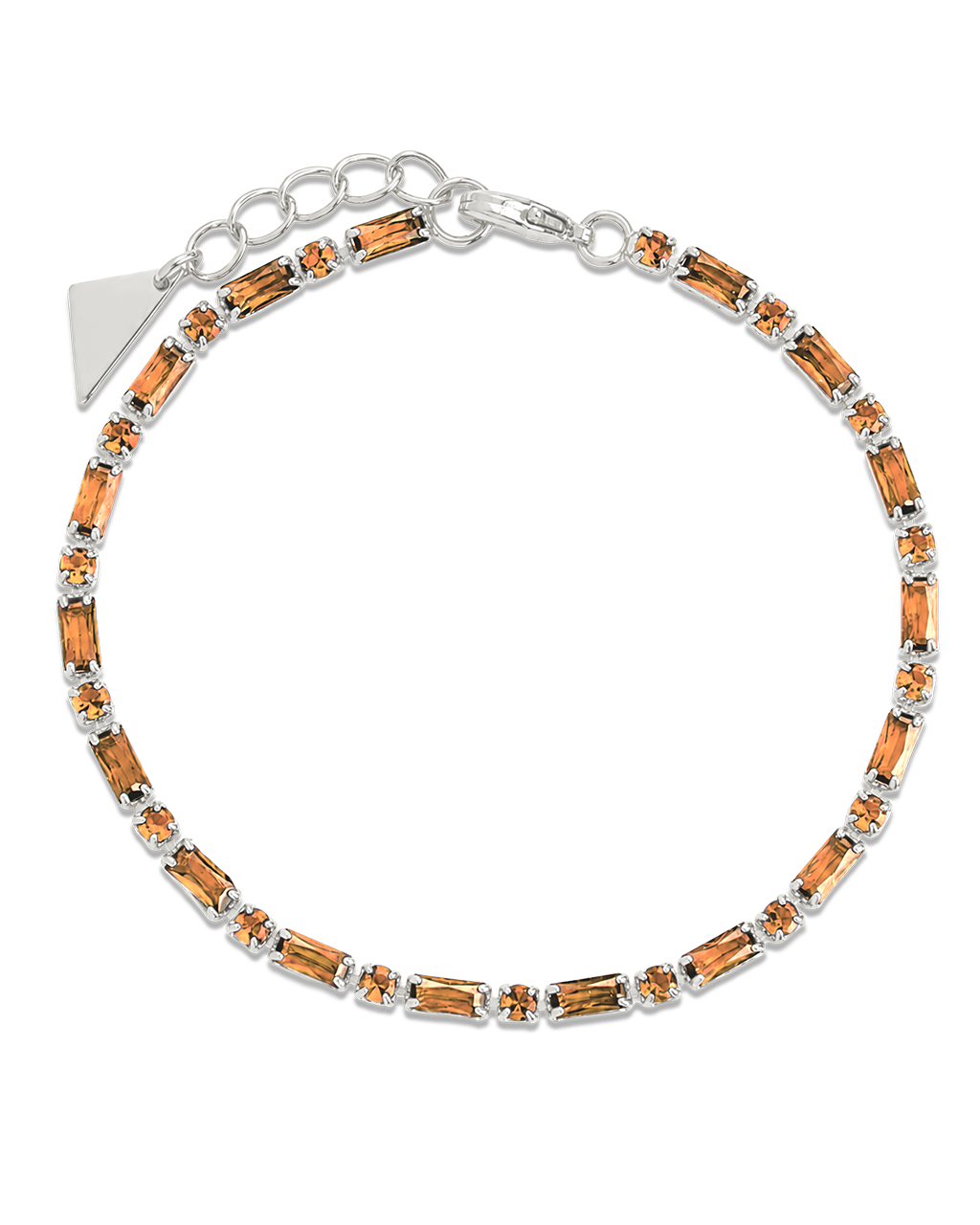 Georgia Chocolate CZ Tennis Bracelet