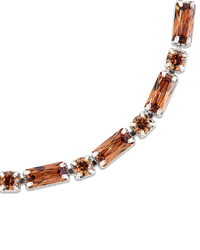 Georgia Chocolate CZ Tennis Bracelet