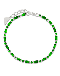 Georgia Emerald CZ Tennis Bracelet
