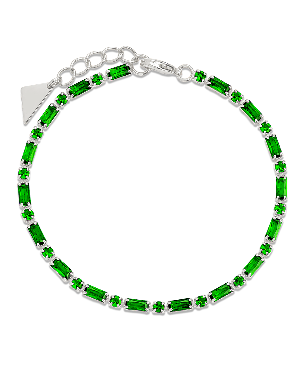 Georgia Emerald CZ Tennis Bracelet