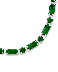 Georgia Emerald CZ Tennis Bracelet