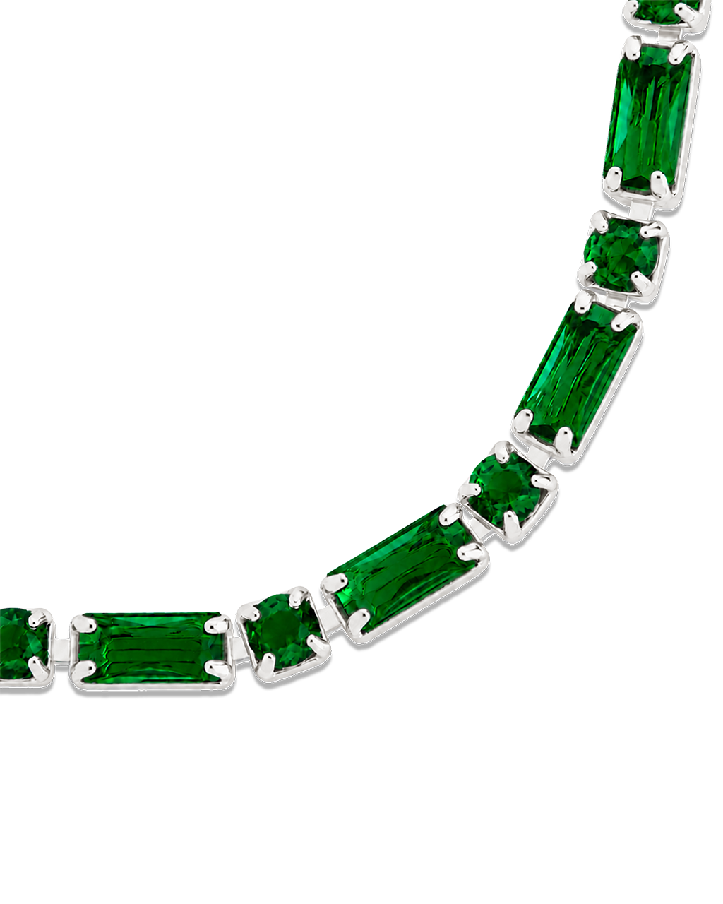 Georgia Emerald CZ Tennis Bracelet