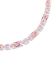 Georgia Light Pink CZ Tennis Bracelet