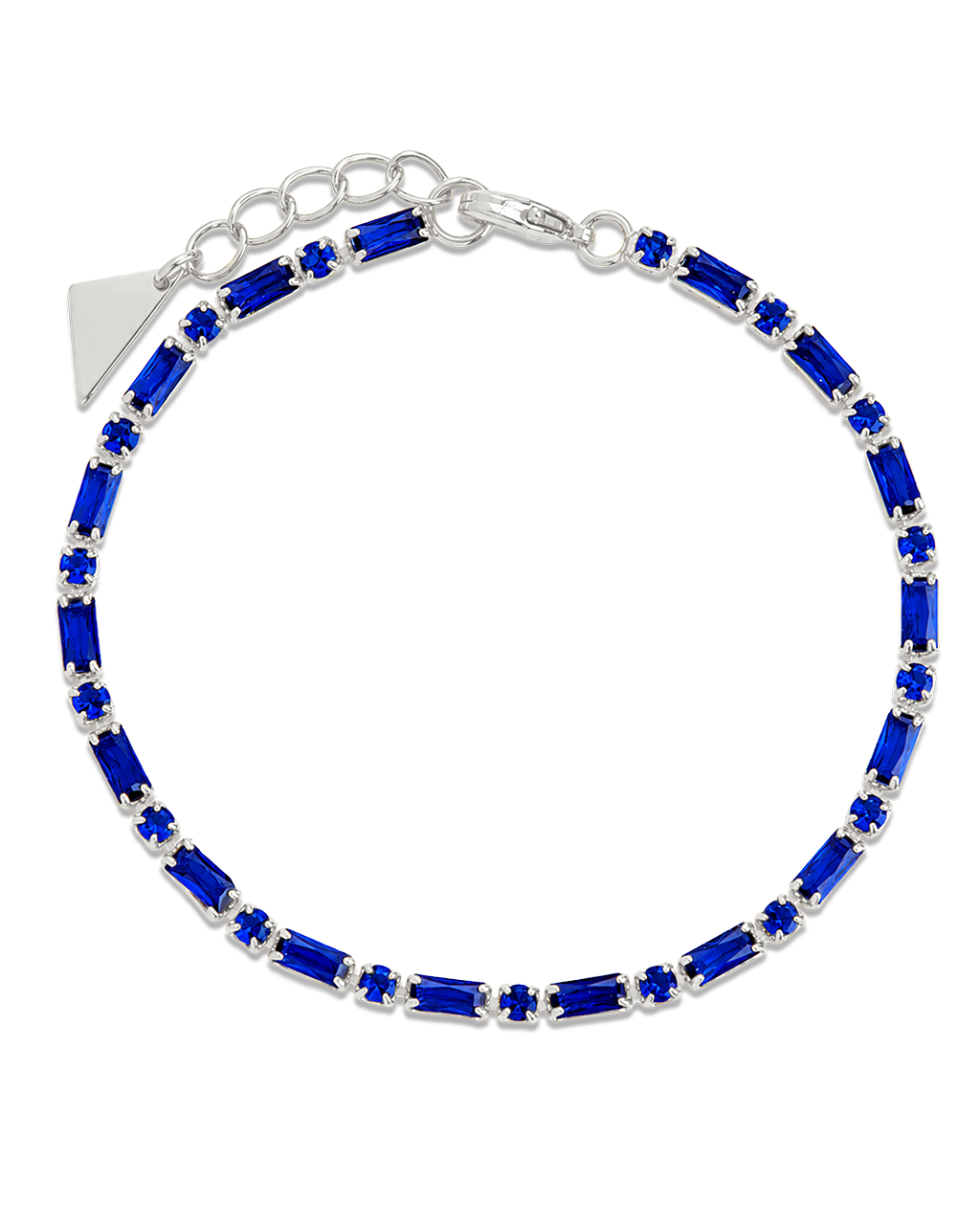 Georgia Sapphire CZ Tennis Bracelet
