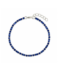 Georgia Sapphire CZ Tennis Bracelet