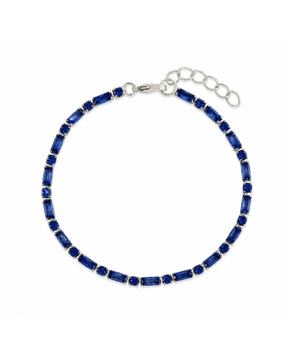 Georgia Sapphire CZ Tennis Bundle - Sterling Forever