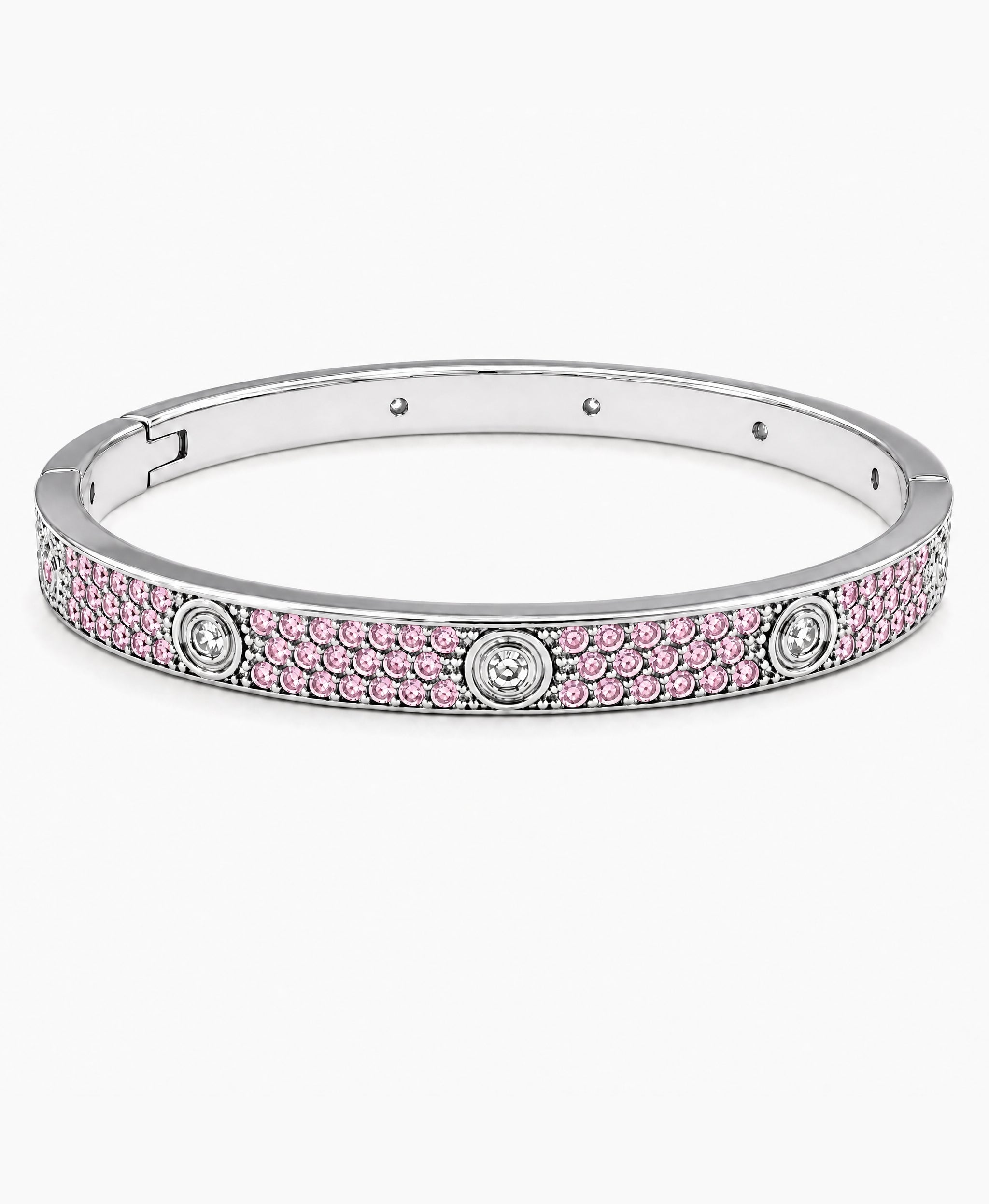 Lumière Pink CZ Bangle
