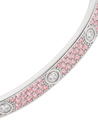 Lumière Pink CZ Bangle