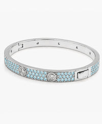 Lumière Aquamarine CZ Bangle