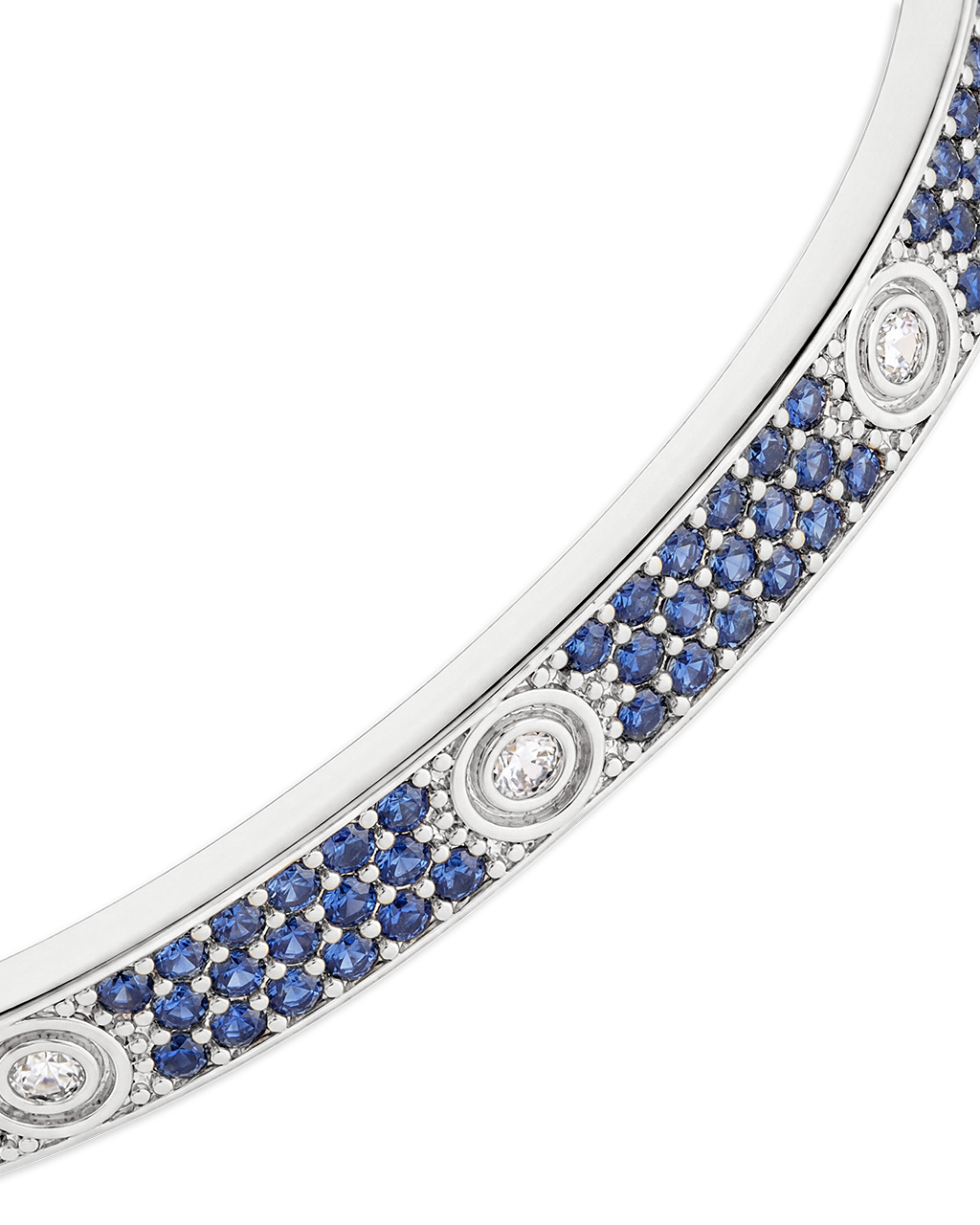 Lumière Sapphire CZ Bangle