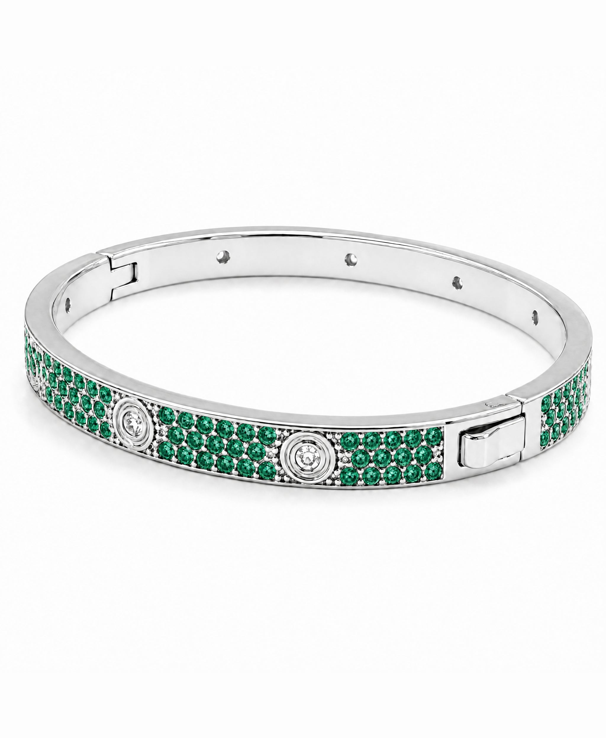 Lumière Emerald CZ Bangle
