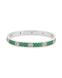 Lumière Emerald CZ Bangle