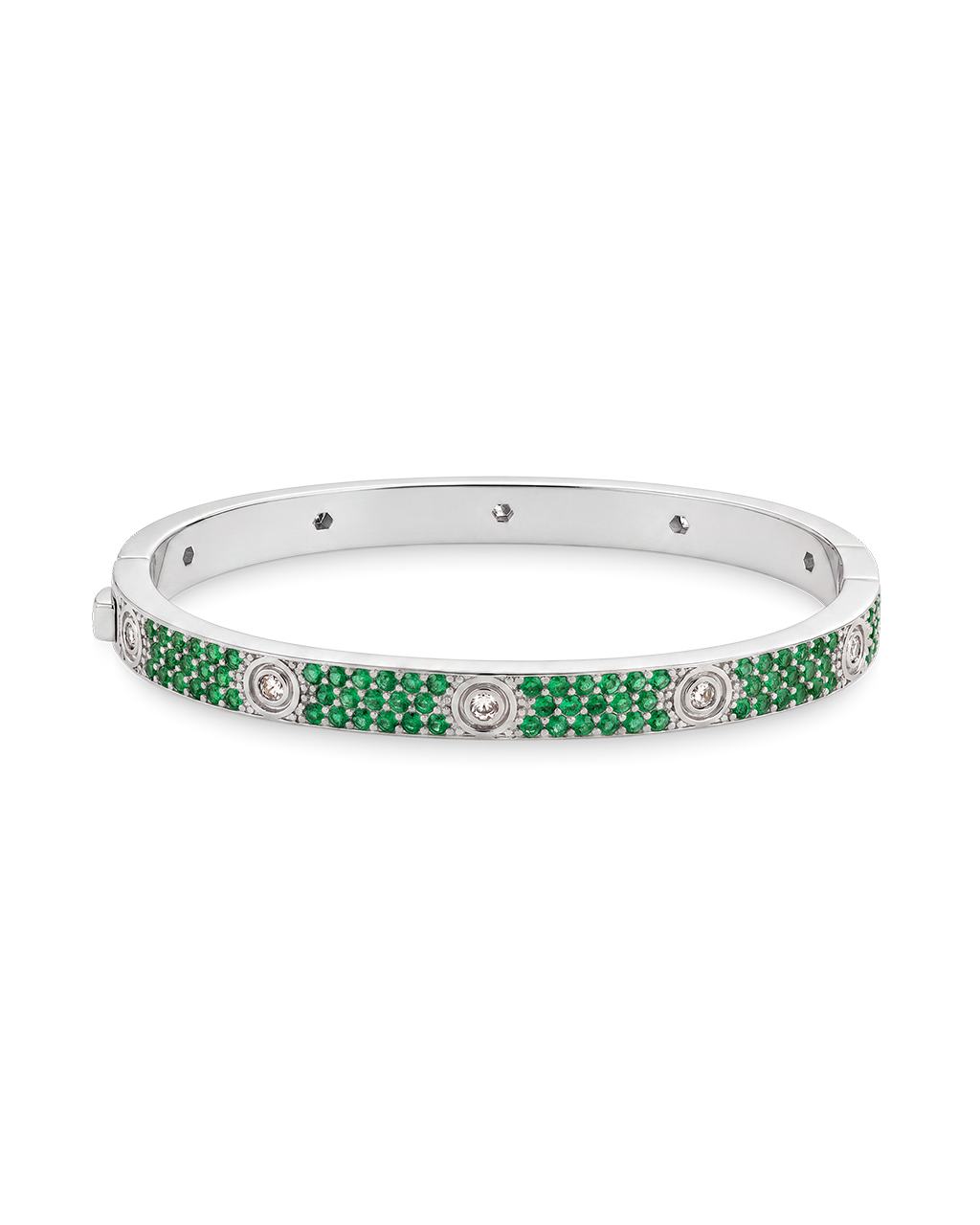 Lumière Emerald CZ Bangle