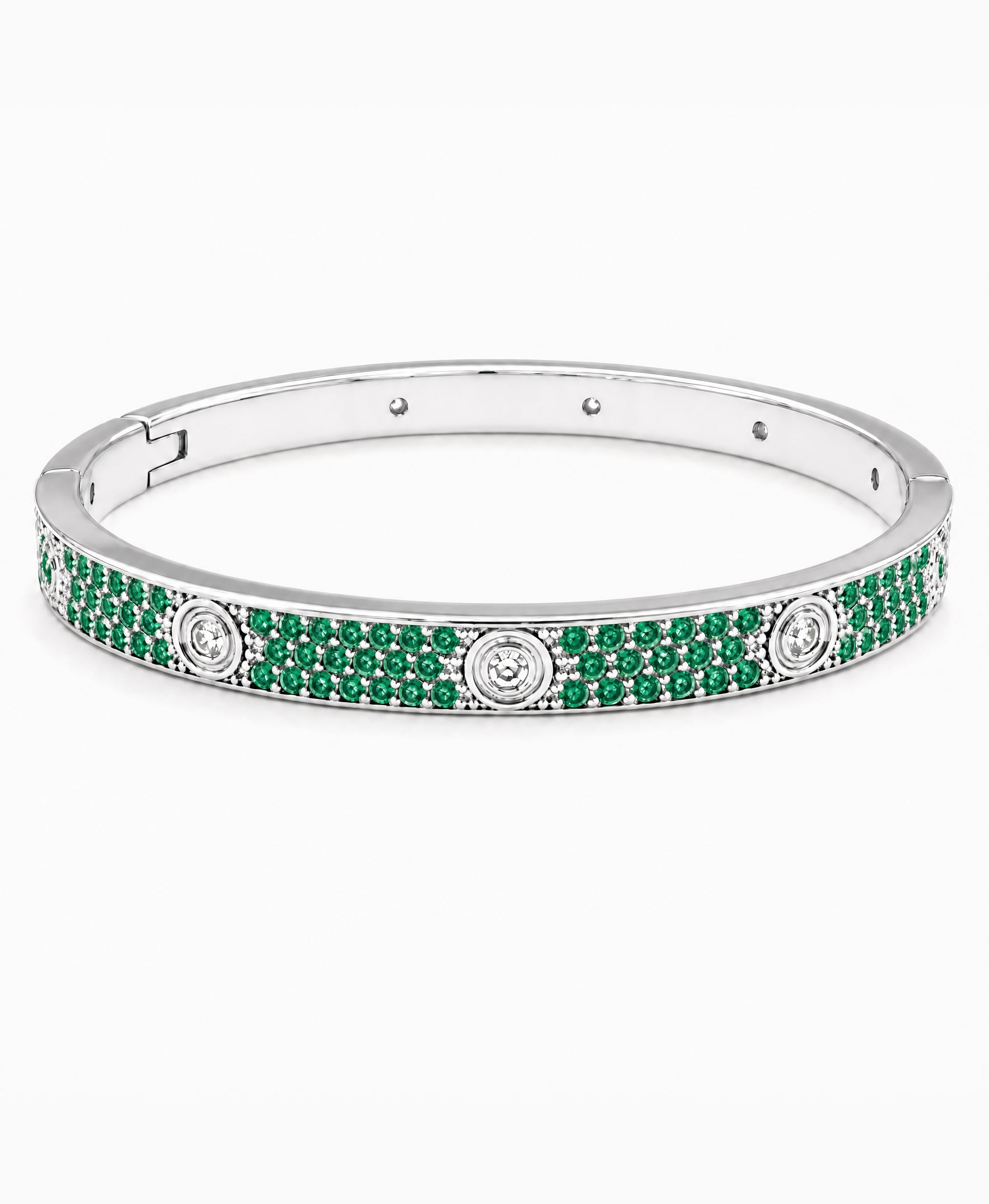 Lumière Emerald CZ Bangle