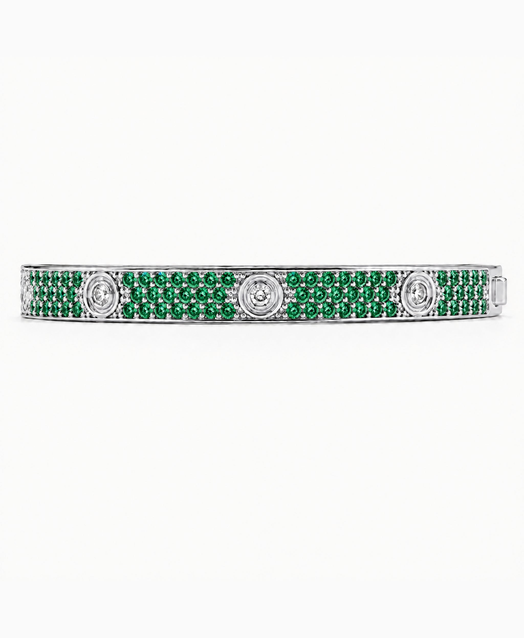 Lumière Emerald CZ Bangle