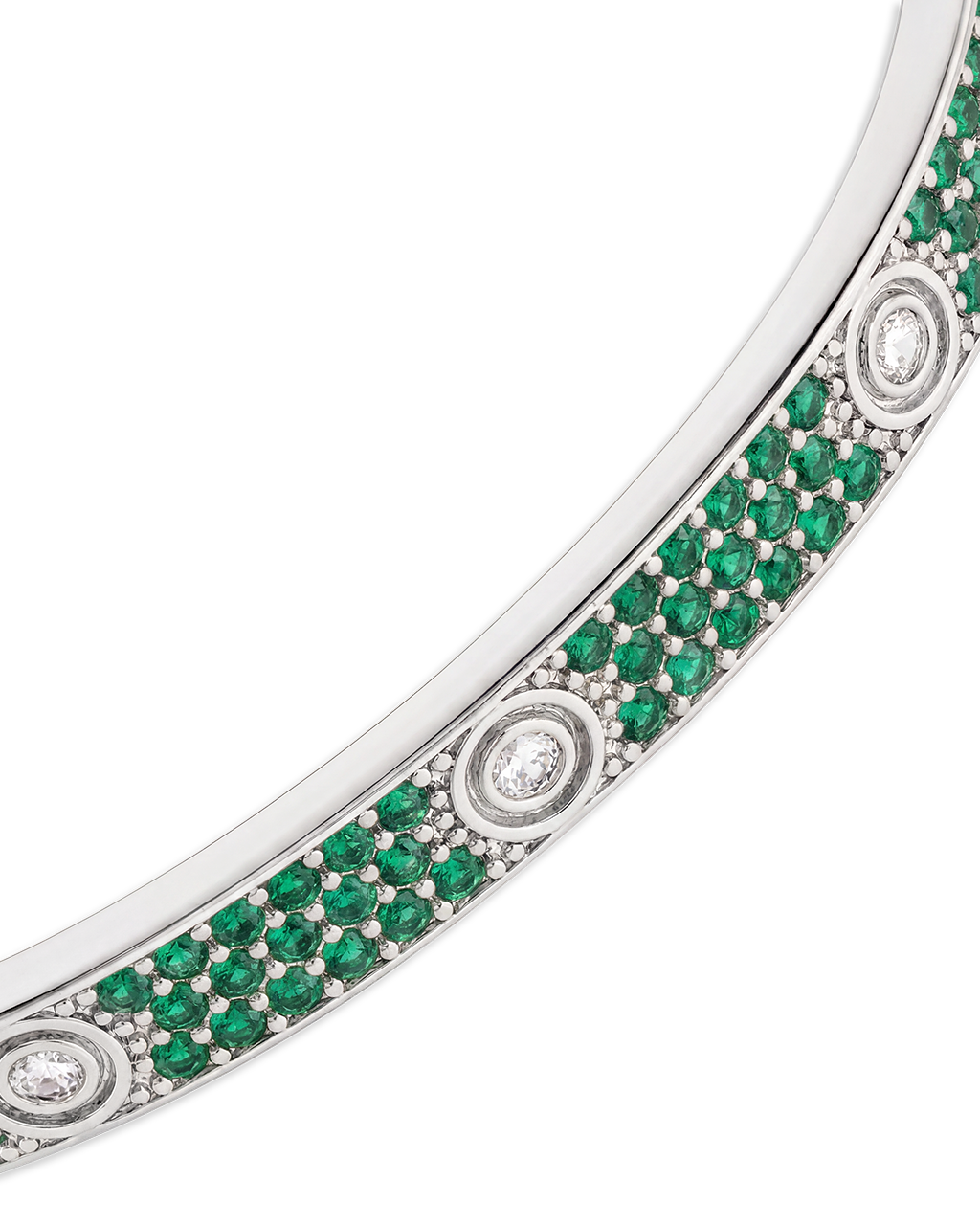 Lumière Emerald CZ Bangle