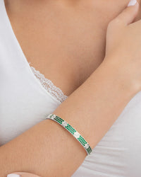 Lumière Emerald CZ Bangle