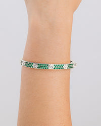 Lumière Emerald CZ Bangle
