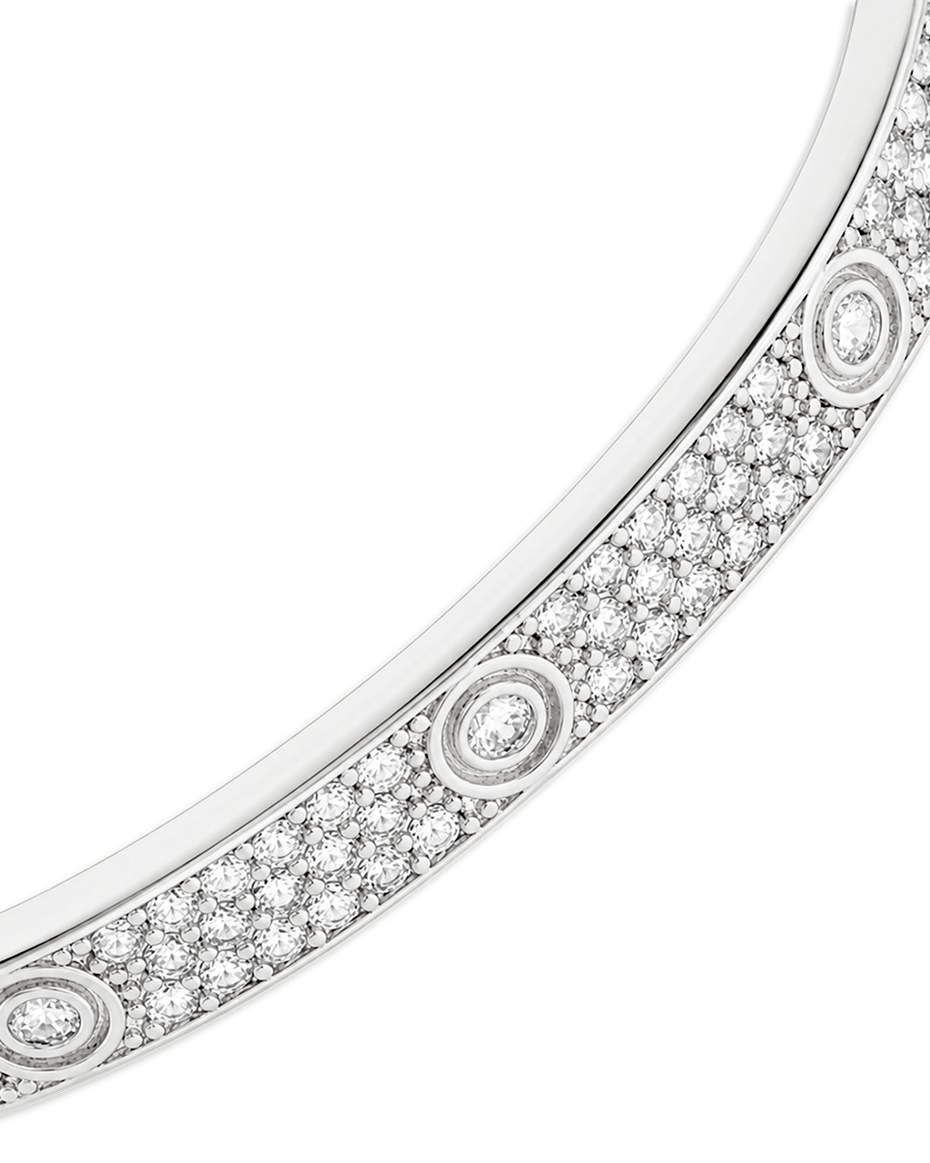 Lumière Clear CZ Bangle